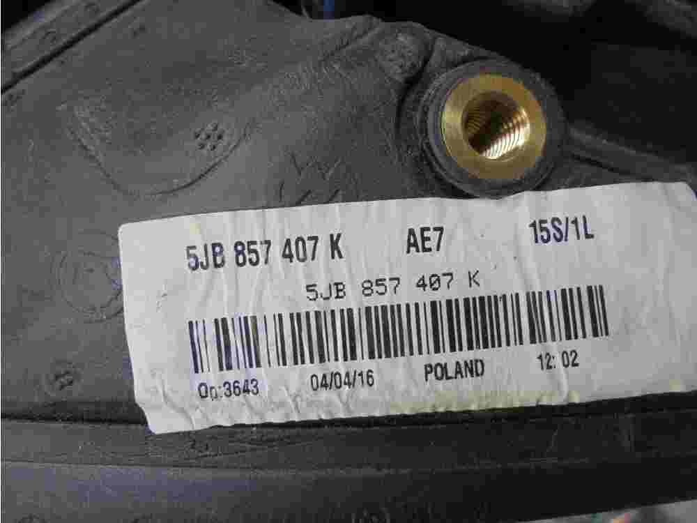 Espejo retrovisor exterior izquierdo electrico Seat Skoda 5JB857407K AE7 15S/1L