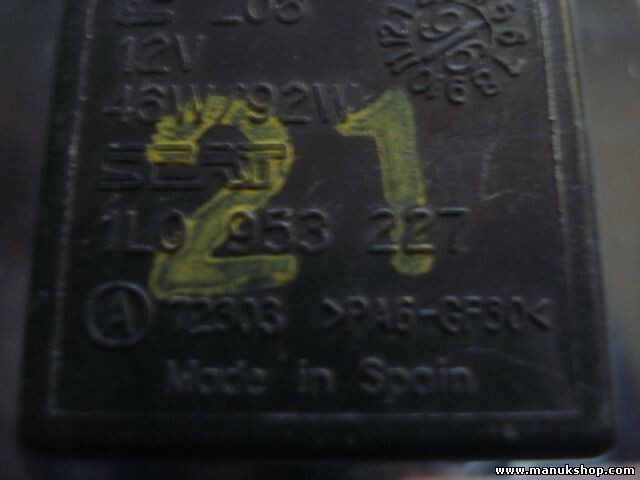 Intermitentes de relé VW Audi Seat 1L0953227 1L0 953 227 1LO953227 Nr.21