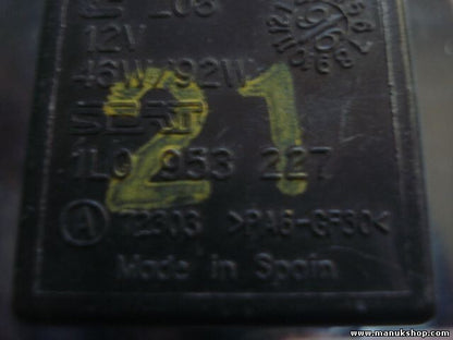 Intermitentes de relé VW Audi Seat 1L0953227 1L0 953 227 1LO953227 Nr.21