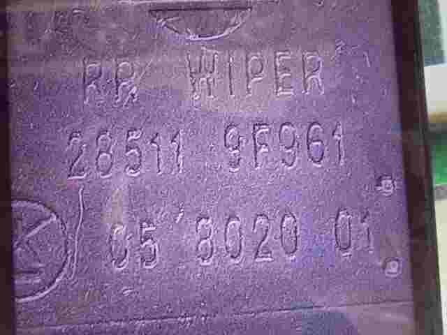 Relè tergicristallo Nissan Primera P11E 285119F961 28511-9F961 05802001