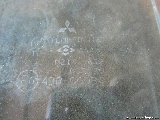 Vetro posteriore sinistro Mitsubishi Pajero Montero 2 43R00034 M214AS2DOT20 E6