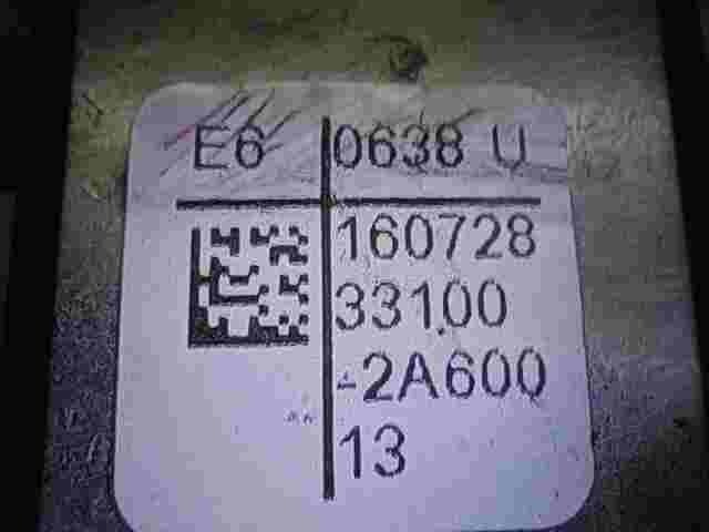 Regolatore pressione carburante Hyundai i30 Tucson Kia Optima 331002A600