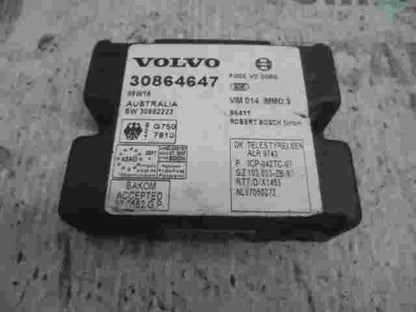 Control de la unidad de alarma inmovilizador módulo Volvo S40 30864647 99W16