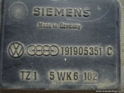 Centralita ignición VW Volkswagen Jetta 191905351C 191905351 C SIEMENS 5WK6102