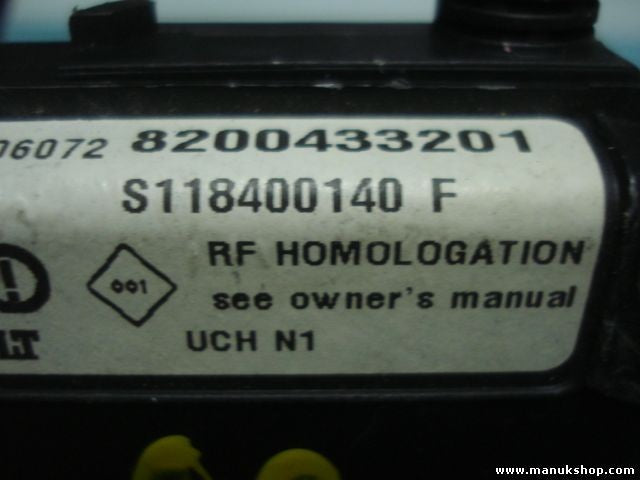 Modulo de control de la carrocería UCH Renault Megane S118400140F 8200433201
