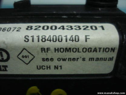Modulo de control de la carrocería UCH Renault Megane S118400140F 8200433201