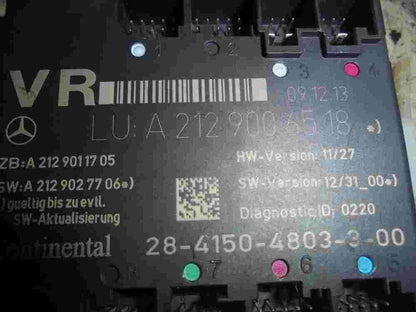 Módulo de Control Lock Oscilador de equipaje puerta Mercedes-Benz A2129006518