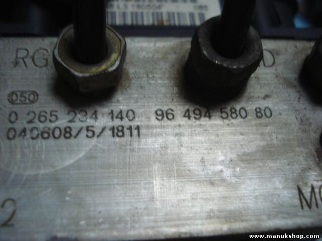 Unidad hidráulica del ABS Peugeot 307 2001-2008 9657353180 9657353180 9649458080