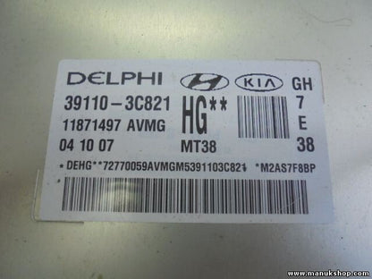 Centralita del motor Kia Opirus Amanti 3.5 3.8 2008 391103C821 DELPHI 11871497