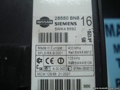 Controller chiusura centralizzata Nissan Almera 28550BN816 28550 BN8 16 5WK48592