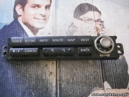 Interruptor del sistema de navegación Nissan 110 KW, 150 PS 28395ES60A