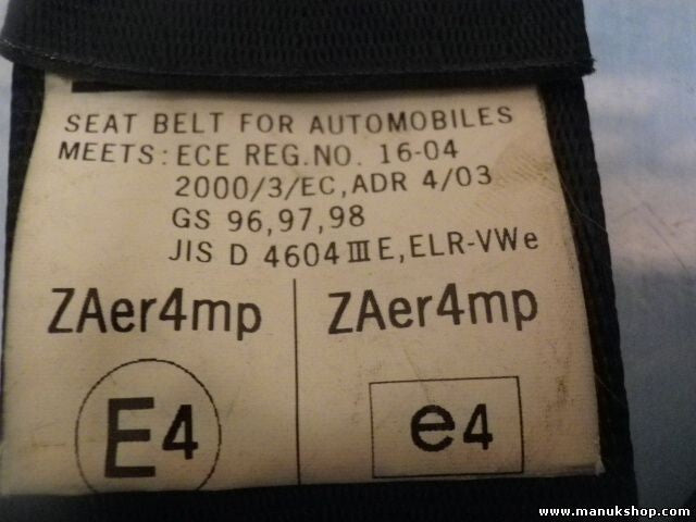 Cinturón de seguridad delantero izquierdo Mazda 3 bp4k 603157100 560444621A