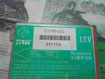 Sensor de impacto de airbag Fiat Grande Punto 199 TRW 51795433 0051795433 391156