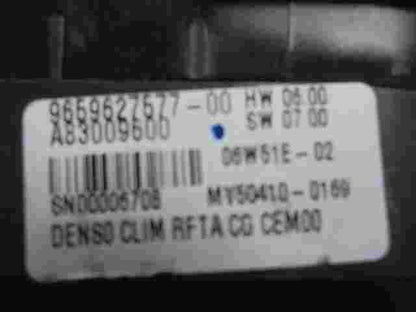 Climatizzatore Riscaldamento Climatizzatore Pannello di controllo Citroen 965...