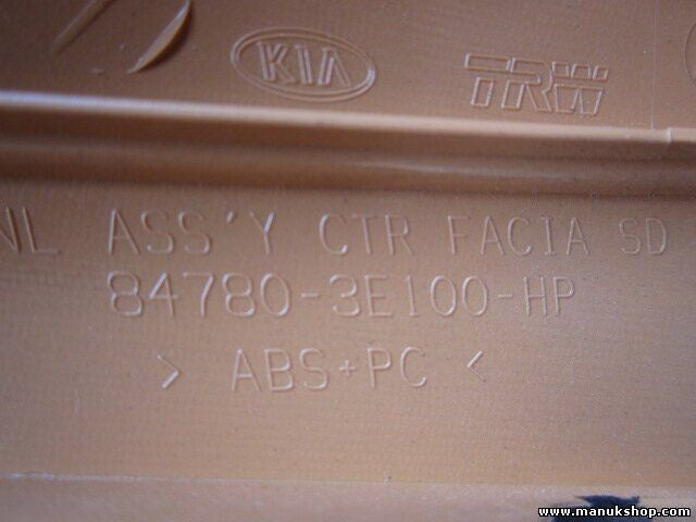 moldura Ventilación lateral izquierda delantera KIA 847803E100