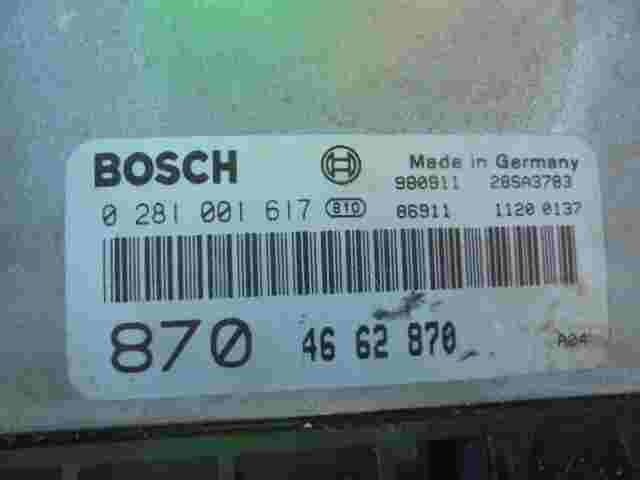 CENTRALITA SAAB 9-3 2.2 4662870 46 62 870 28SA3783 BOSCH 0281001617