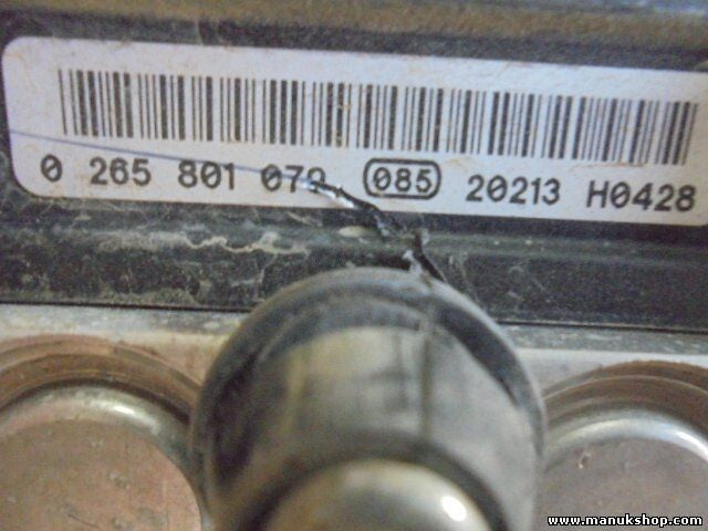 Unidad hidráulica del ABS Fiat Peugeot Punto Bipper 51879971 0265232491