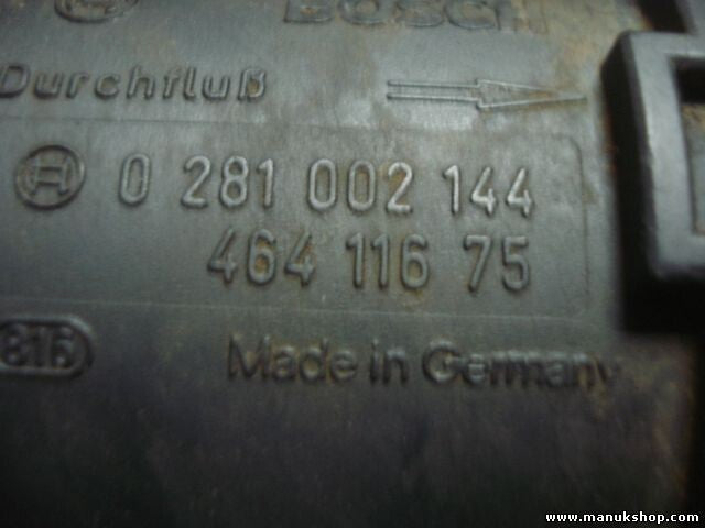 Caudalímetro Opel Frontera 46411675 464 116 75 BOSCH 0281002144 0 281 002 144