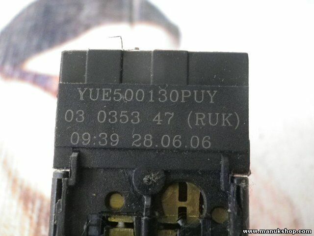 Interruptor Luneta Trasera Desempañador L.Rover Freelander YUE500130PUY 03035347