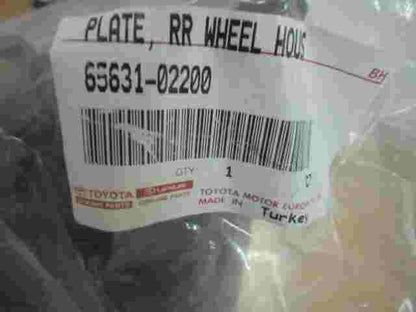 Plate Rear Wheel House Front Right RH Toyota Auris E180 6563102200 65631-02200