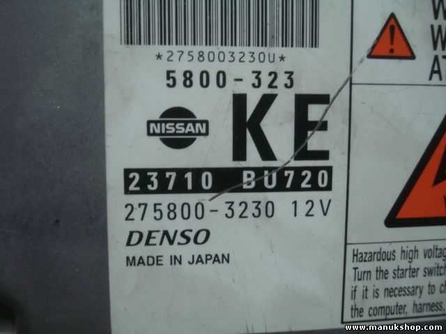 Centralita Nissan Almera Tino 2.2D KE 23710BU720 23710 BU720 DENSO 2758003230