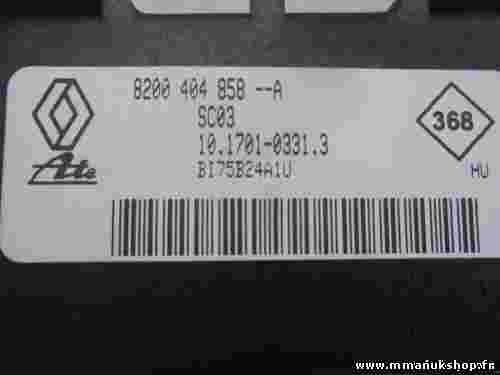 Sensor guiñada  Renault Laguna II 10170103313 ATE 8200404858A SC03 BI75B24A1U