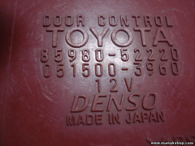 Receptor control de la puerta Toyota Yaris 8598052220 85980 52220 0515003960