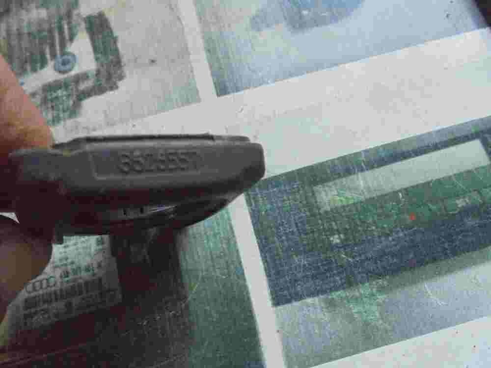 Alojamiento de la llave de control remoto inalámbrico Volvo S60 8526557