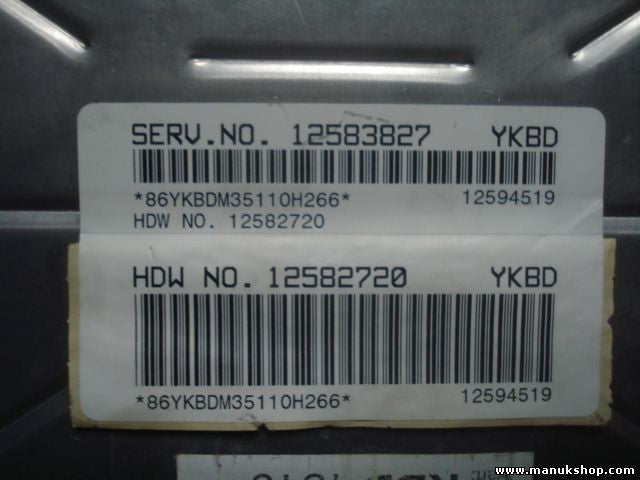 Centralita del motor Chevrolet Impala 12583827 12582720 12594519 800985U0271