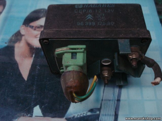 Recocido controlador Glow relé enchufe Peugeot Citroen Fiat NAGARES 9639912580