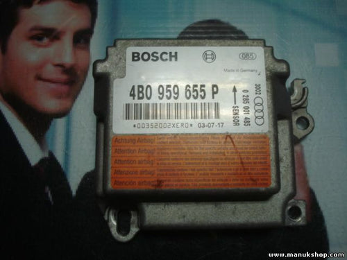 Airbag Centralita Audi A6 4B0959655P 4B0 959 655 P 4BO959655P BOSCH 0285001485