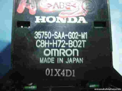 mando botonera elevalunas Honda Jazz (GD) 35750SAAG02M1 OMRON C8HH72B02T 01X4D1