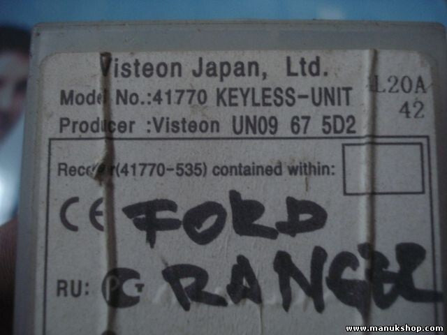 Controlador Confort Mazda UN09675D2 UN09 67 5D2 41770535