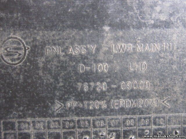 Guantera Ssangyong Kyron 2005/05-2017/12 7672009000 76720-09000 76720 09000