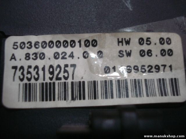 A/C System Fiat Stilo 192 503600000100 735319257 A83002400 A.830.024.0.0
