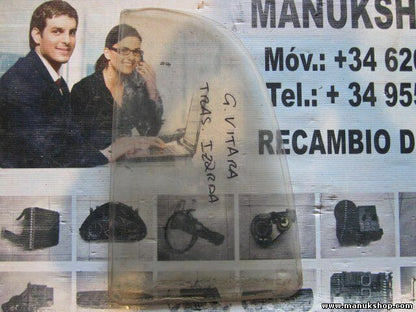 Suzuki Grand Vitara 43R00122 triangolo vetro porta posteriore sinistra