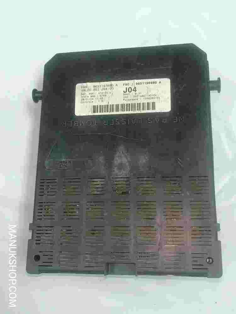 BSI Caja de fusibles Peugeot 307 9651197680A 9651196980A Valeo J04-00 A12121