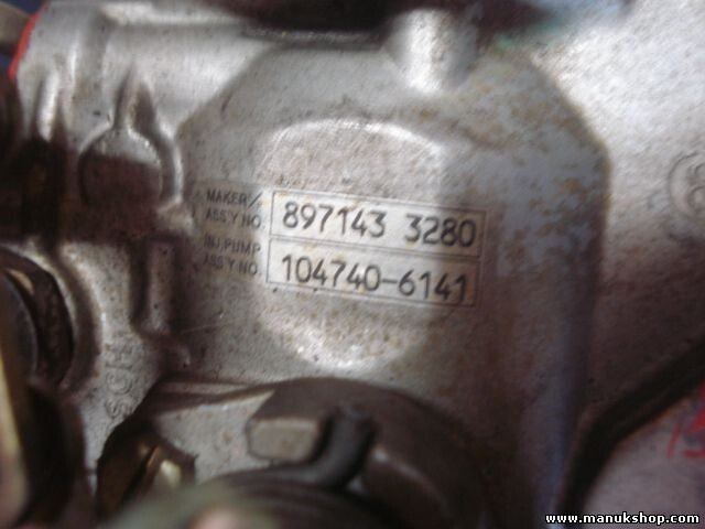 Bomba de inyección Opel Astra 8971433280 1047406141 1047406140 9460620023