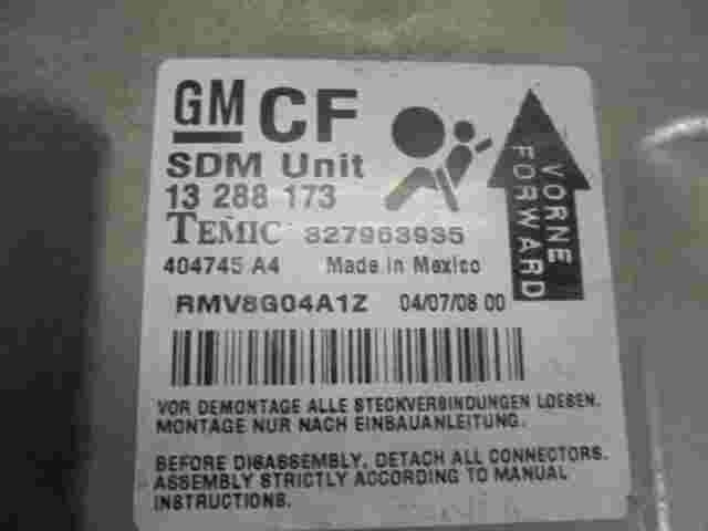 Sensor de impacto de airbag Opel Zafira B (CF) GM 13288173 TEMIC 327963935