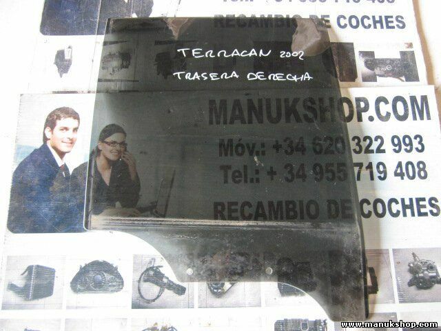 Cristal puerta trasero derecho Hyundai  Terracan 43R000019 DOT398M354AS3 