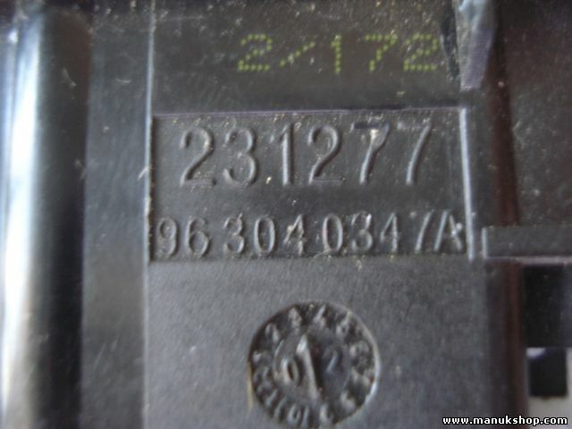 Interruptor de emergencia  Peugeot 406 (10.1996-10.20​00) 231277 963040347A