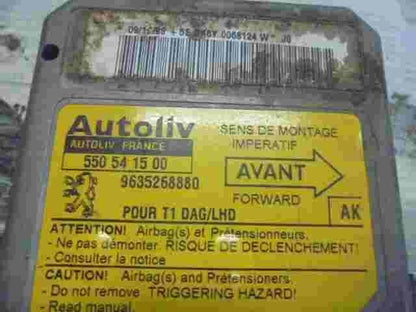 Airbag Centralita Peugeot 206 T1 (AK) 9635268880 550541500 550 54 15 00