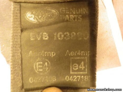 Cinturón de seguridad delantero izquierdo Land Rover EVB103880 EVB000700LNF