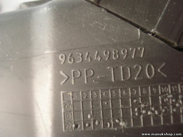 Griglia Aeratore Peugeot 307 9634448977 PP-TD20