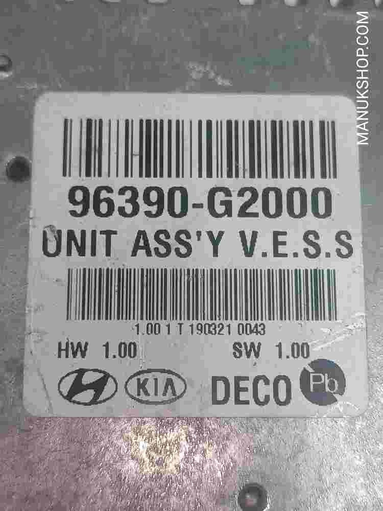 Amplificador de antena Hyundai Ioniq 96390G2000 96390-G2000 Deco V.E.S.S 1.00