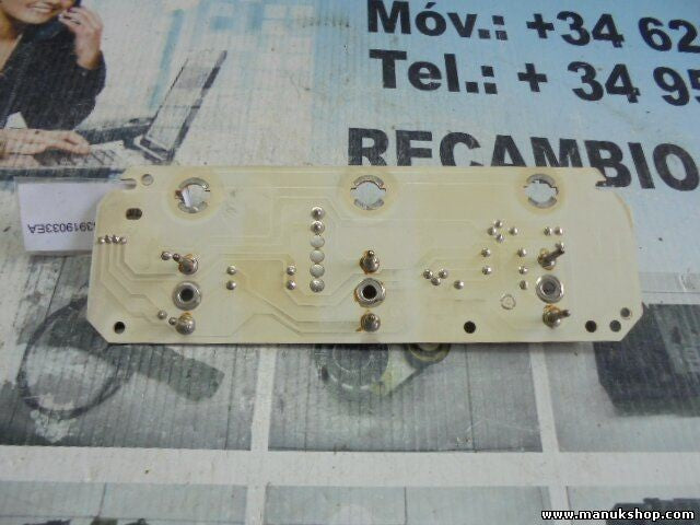 Diagrama del indicador de velocidad Audi 100 C3 443919033EA 110008417001