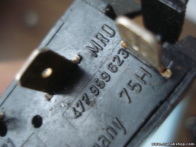 Interruptor Luneta Trasera Desempañador Porsche 924 944 477959623