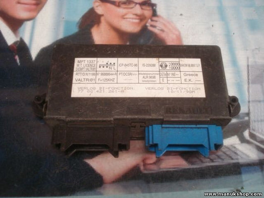 Control de la unidad de alarma inmovilizador módulo Renault Laguna 7700421261A