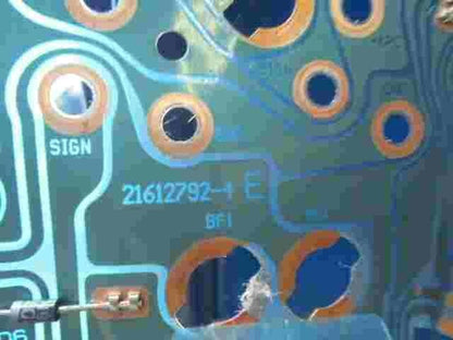 Diagrama del indicador de velocidad Renault 21612792-4 678998