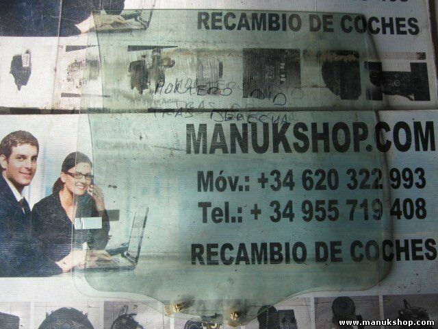 Cristal  trasero derecho Mitsubishi  Pajero Montero DID 43R00033 M213AS2DOT20 
